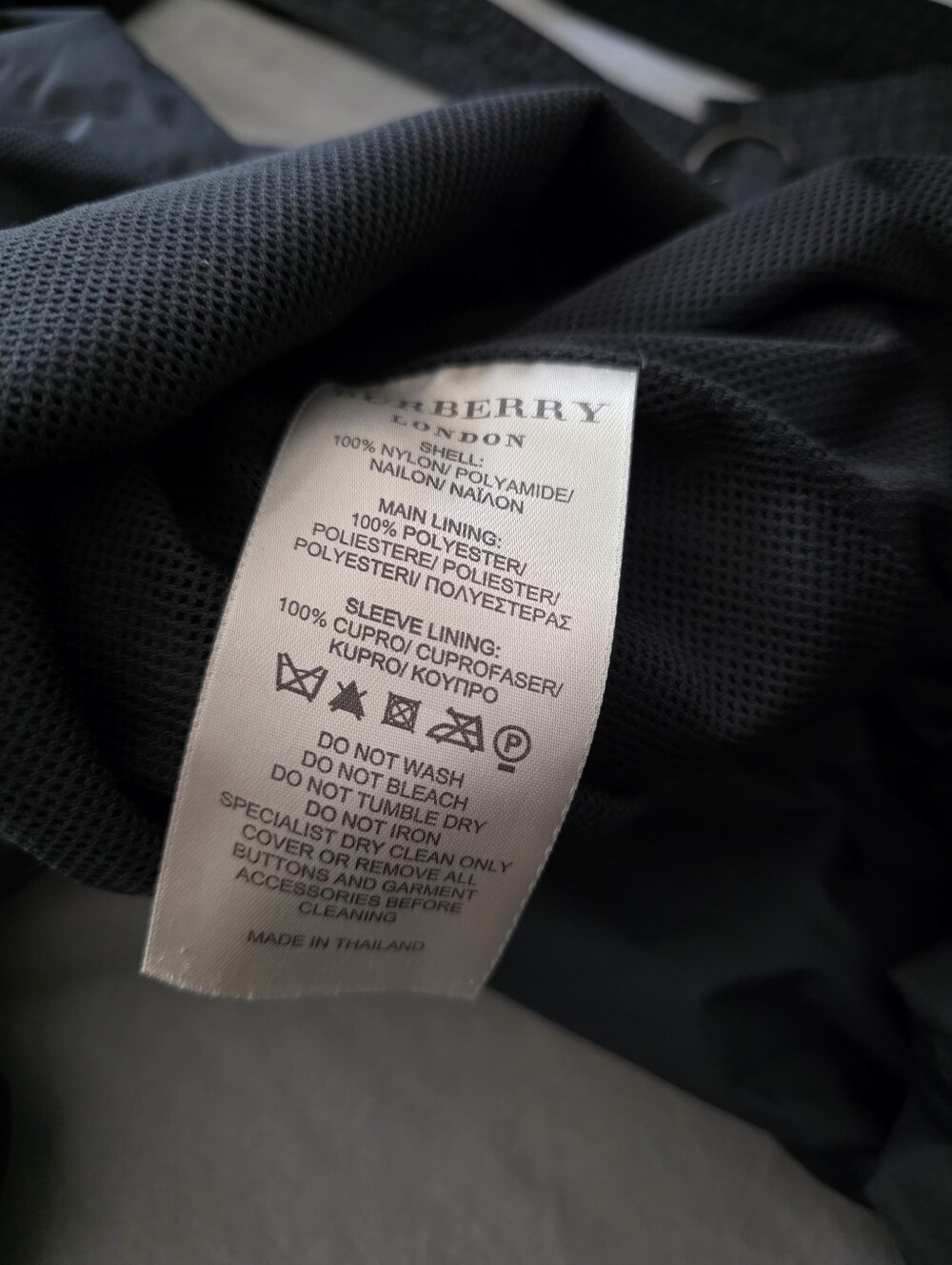 Burberry Black Double-Breasted Trench / Raincoat Size 10 US - Picture 10 of 15